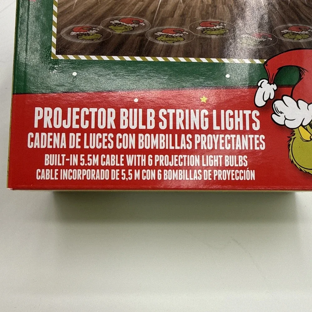 The Grinch Projector Bulb String Lights By Ruz Christmas Decorations‎